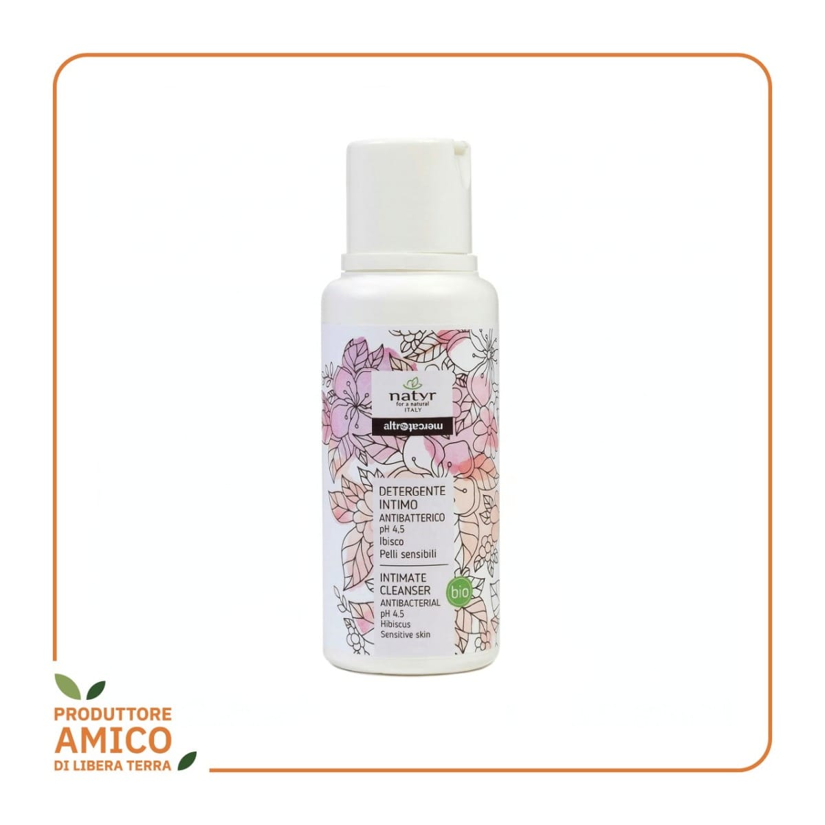 Detergente Intimo Delicato Antibatterico - Ibisco Bio - 250ml