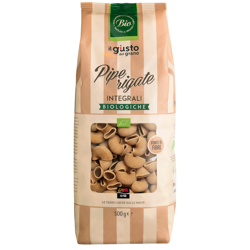 Pipe Rigate Integrali Biologiche 500g