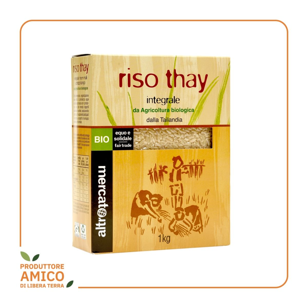Riso Integrale Thay Tailandia Biologico 1Kg