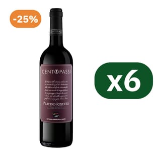 Cartone Placido Rizzotto Rosso Terre Siciliane IGT 2024 6x75cl