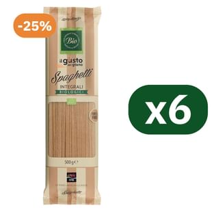 Multipack Spaghetti Integrali Biologici 6x500g