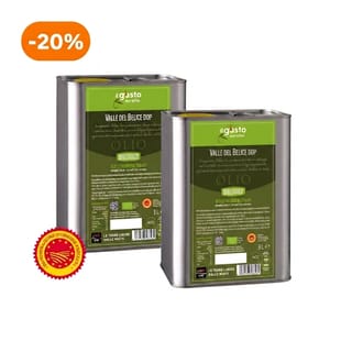 Multipack Olio Extra Vergine d'Oliva Biologico in latta - DOP Valle del Belice - 2x3L