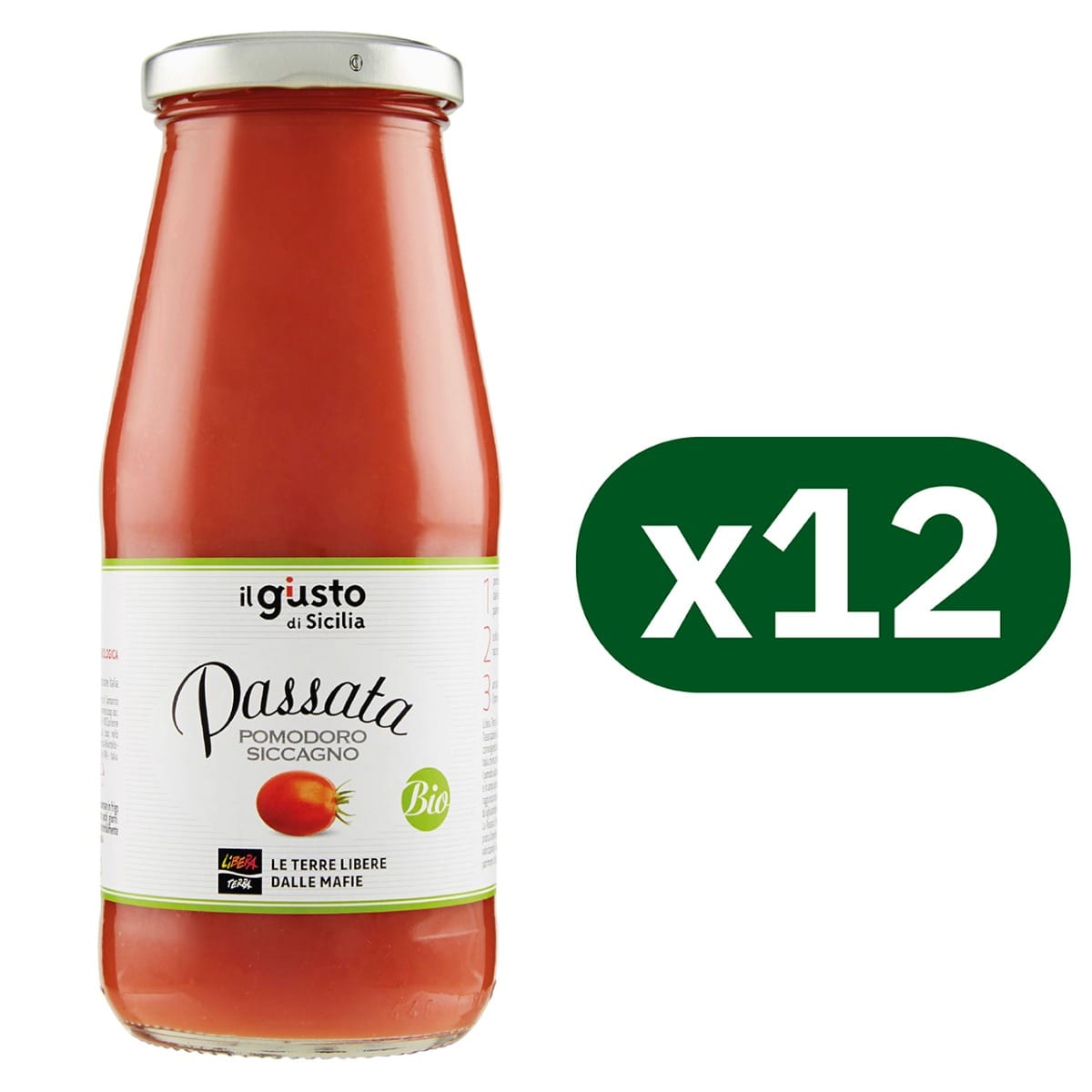 Multipack Passata Di Pomodoro Siccagno Biologica 12x410g