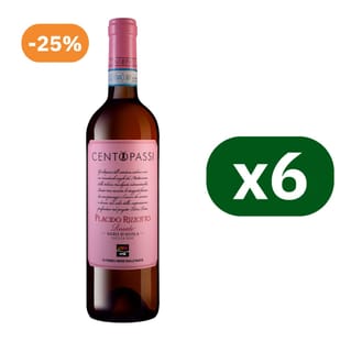 Cartone Placido Rizzotto Nero d'Avola Rosato Sicilia DOC 2025 6x75cl
