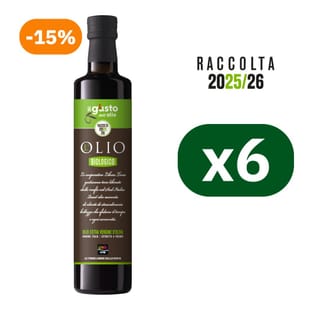 Multipack Olio Extra Vergine d'Oliva Biologico 6x50 cl