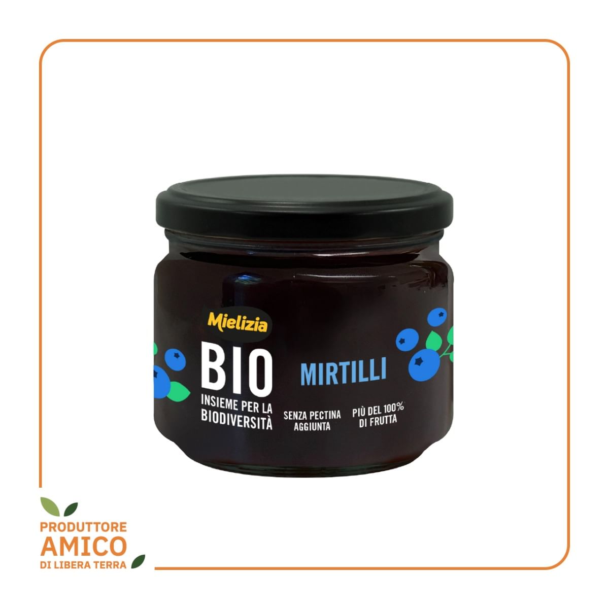 Composta di Mirtilli Mielizia Bio 250g