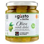 Olive verdi dolci biologiche Nocellara del Belice D.O.P. 290 g