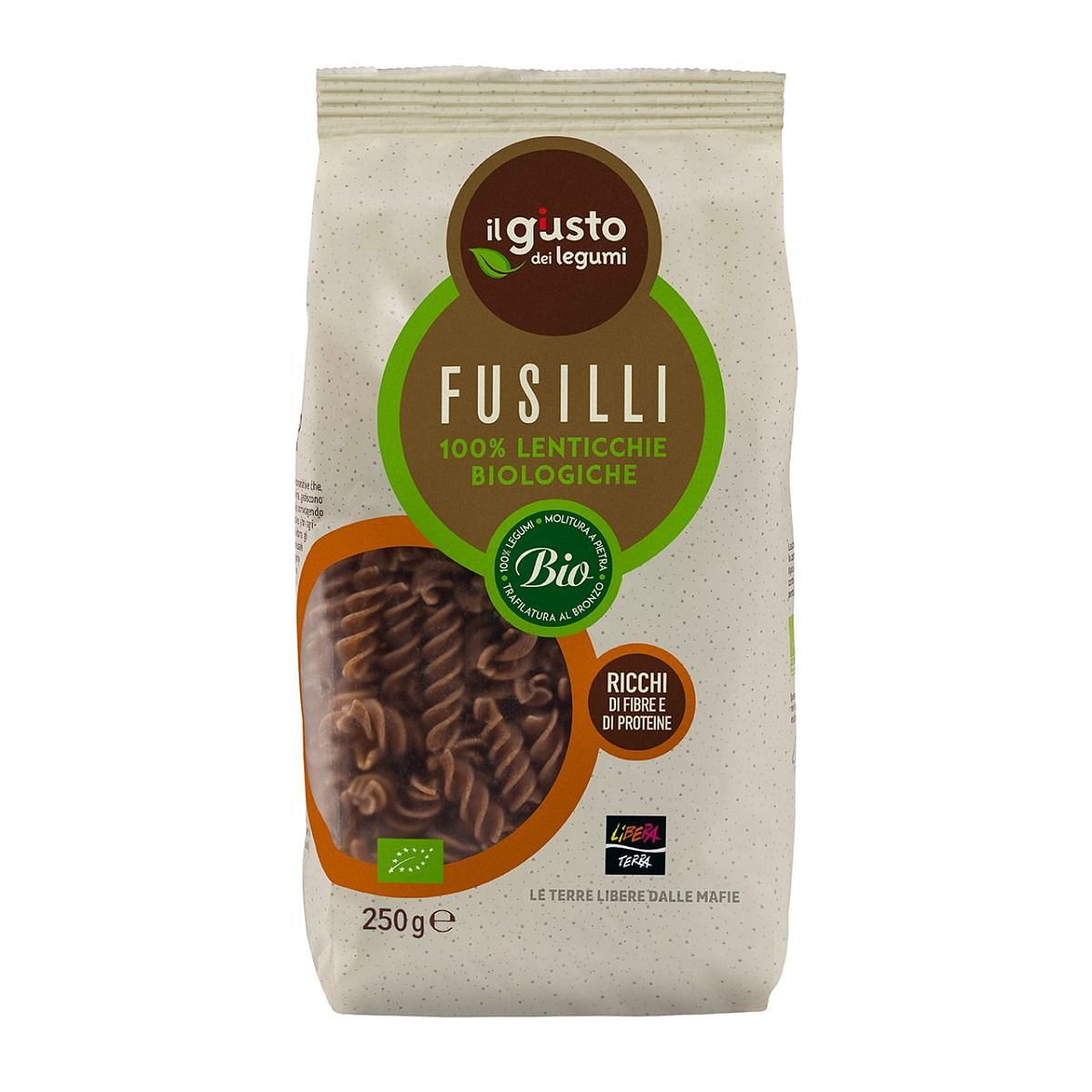 Fusilli 100% Lenticchie Biologiche 250g