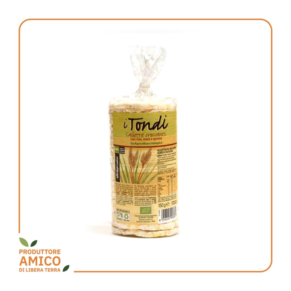 Gallette Croccanti al Mais I Tondi  BIO 150g