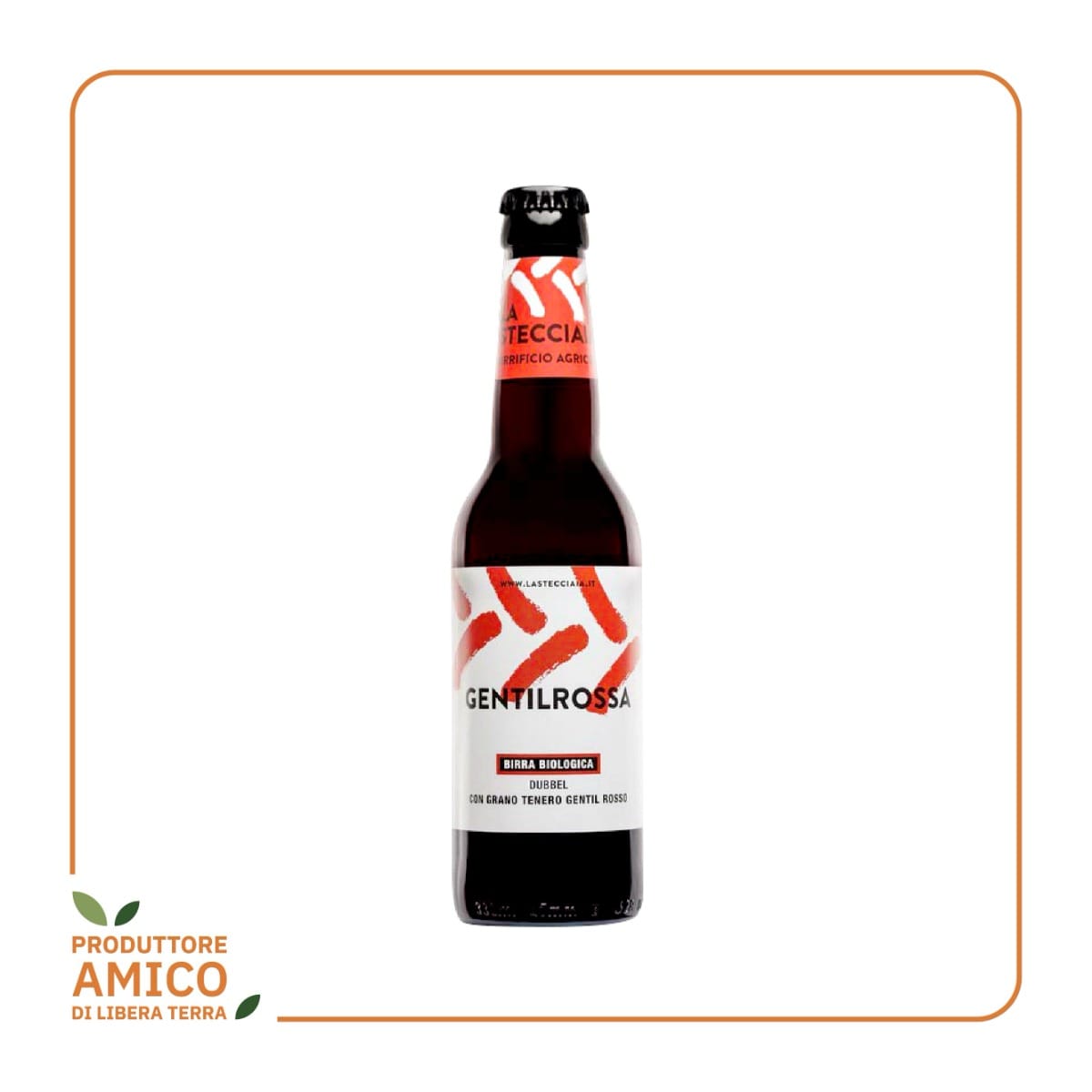 Birra Gentilrossa Dubbel 33 cl Bio