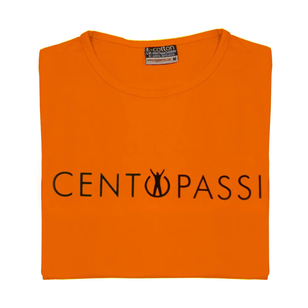 T-shirt Donna Centopassi-Arancione-M