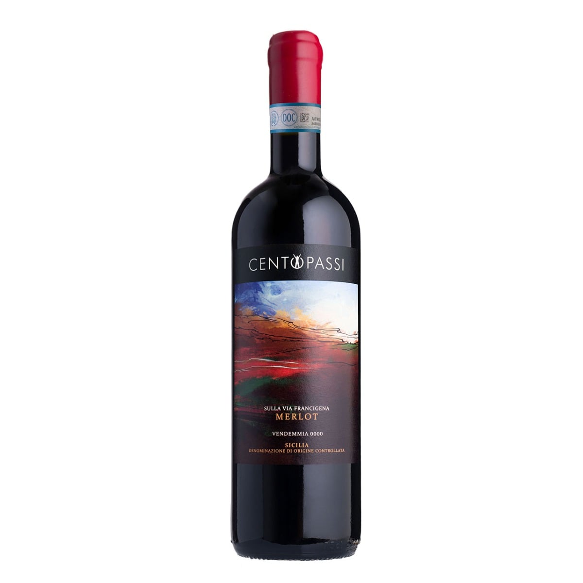 Sulla Via Francigena - Merlot Sicilia DOC 2022 