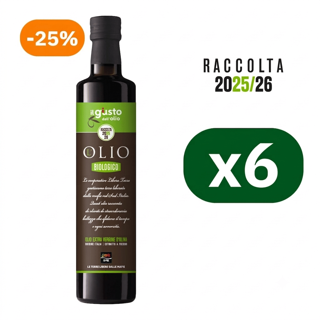 Multipack Olio Extra Vergine d'Oliva Biologico 6x50 cl