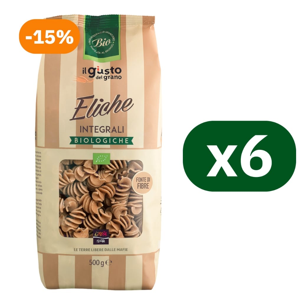 Multipack Eliche Integrali Biologiche 6x500g