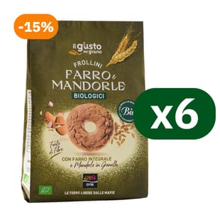 Multipack Frollini Farro e Mandorle Biologici 6x300g