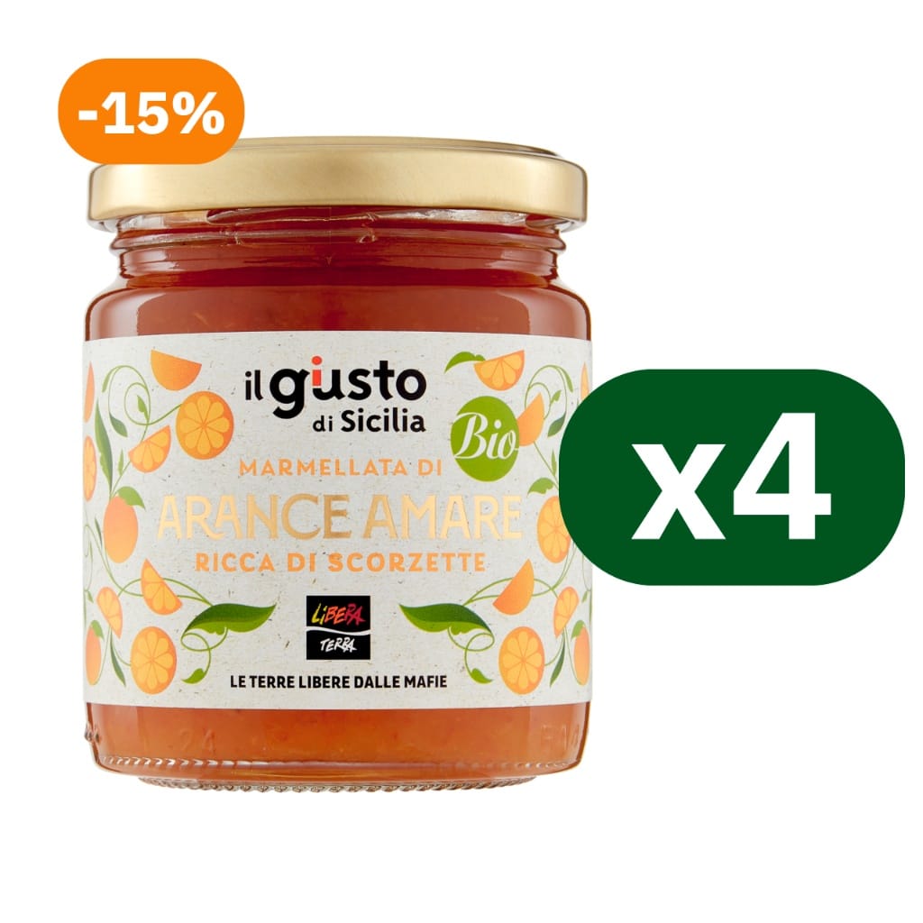 Multipack Marmellata Di Arance Amare Biologica 4x270g