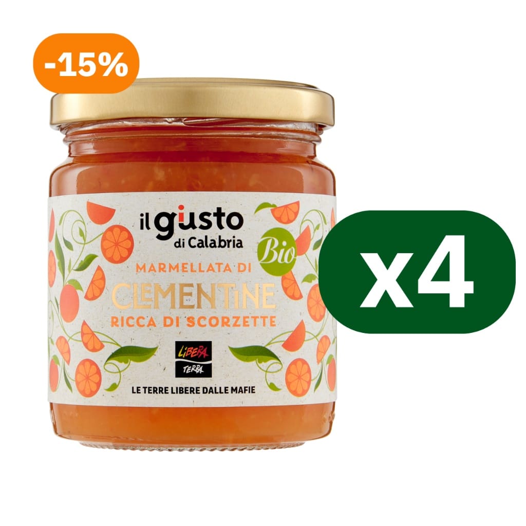 Multipack Marmellata Di Clementine Biologica 4x270g