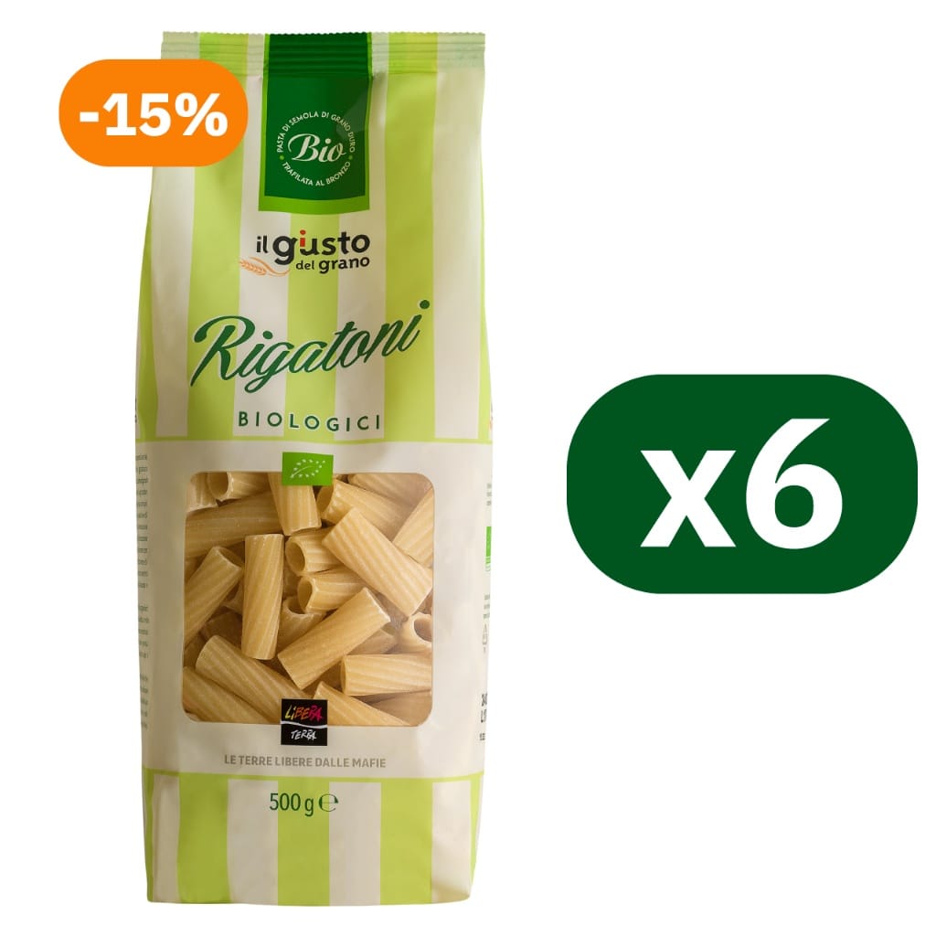 Multipack Rigatoni Biologici  6x500g