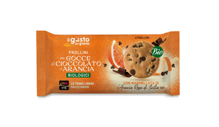 Frollini con Gocce di Cioccolato e Arancia Biologici 36g