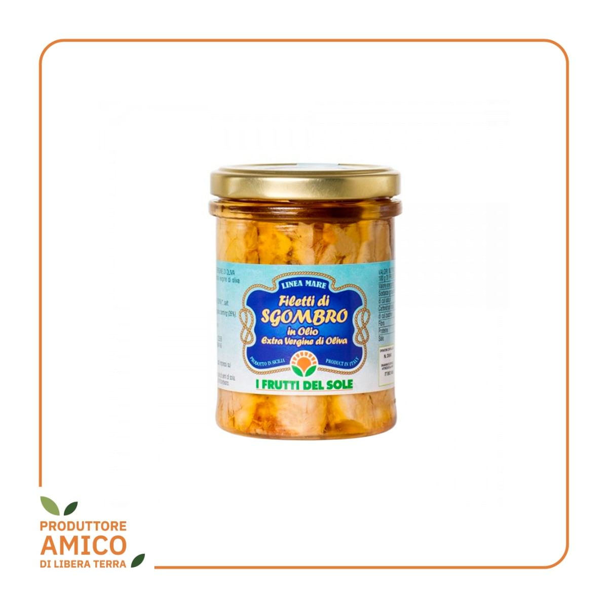 Filetti di Sgombro in Olio Evo BIO 200g