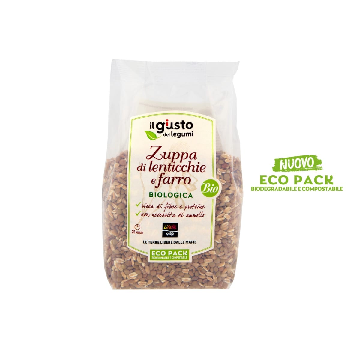 Zuppa di Lenticchie e Farro Perlato Biologica 400g